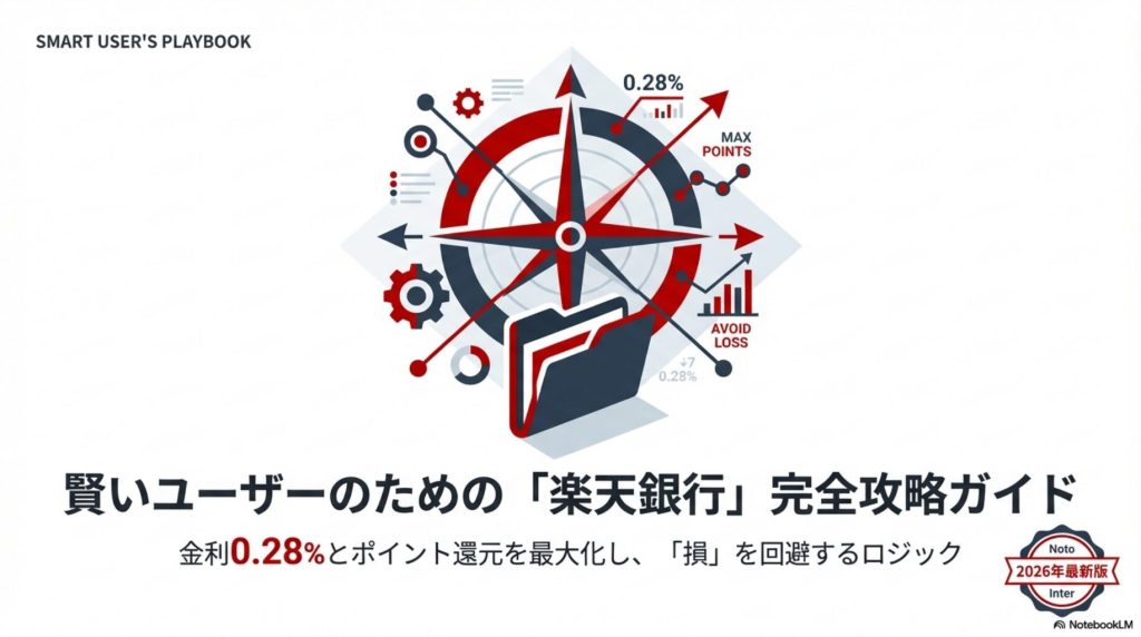 楽天銀行のメリットとデメリットを整理して向く人を判断する解説図