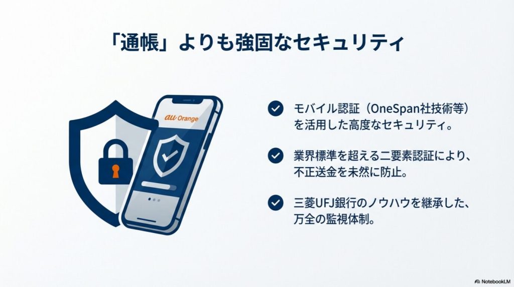 不正送金対策やOneSpan社のスマホ認証技術を導入したauじぶん銀行のセキュリティ