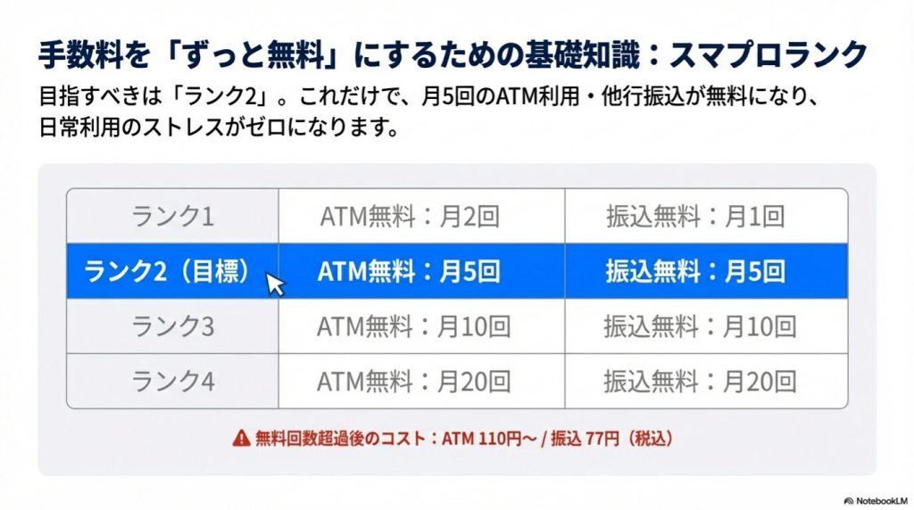 スマートプログラムのランク別無料回数条件と2026年4月以降の判定ルール比較表