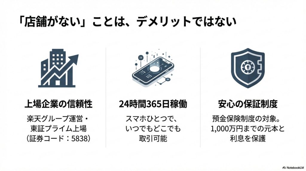 預金保険制度（ペイオフ）の対象であることを示す安全性のイメージ